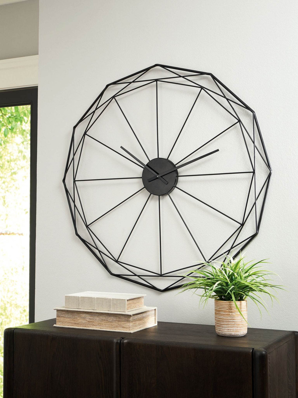 Arkthorne - Black - Wall Clock - Forward Furniture