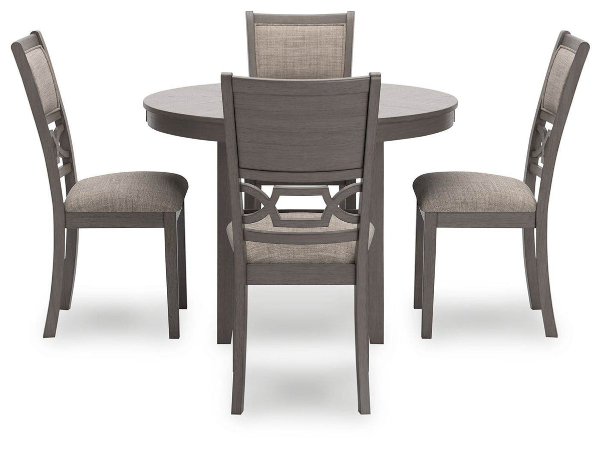 Wrenning - Gray - Dining Room Table Set (Set of 5) - Forward Furniture