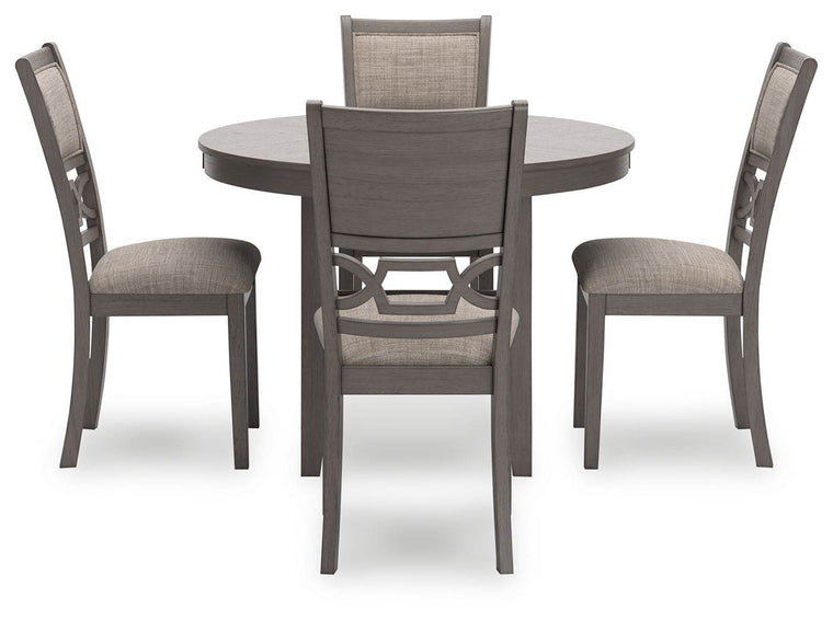 Wrenning - Gray - Dining Room Table Set (Set of 5) - Forward Furniture