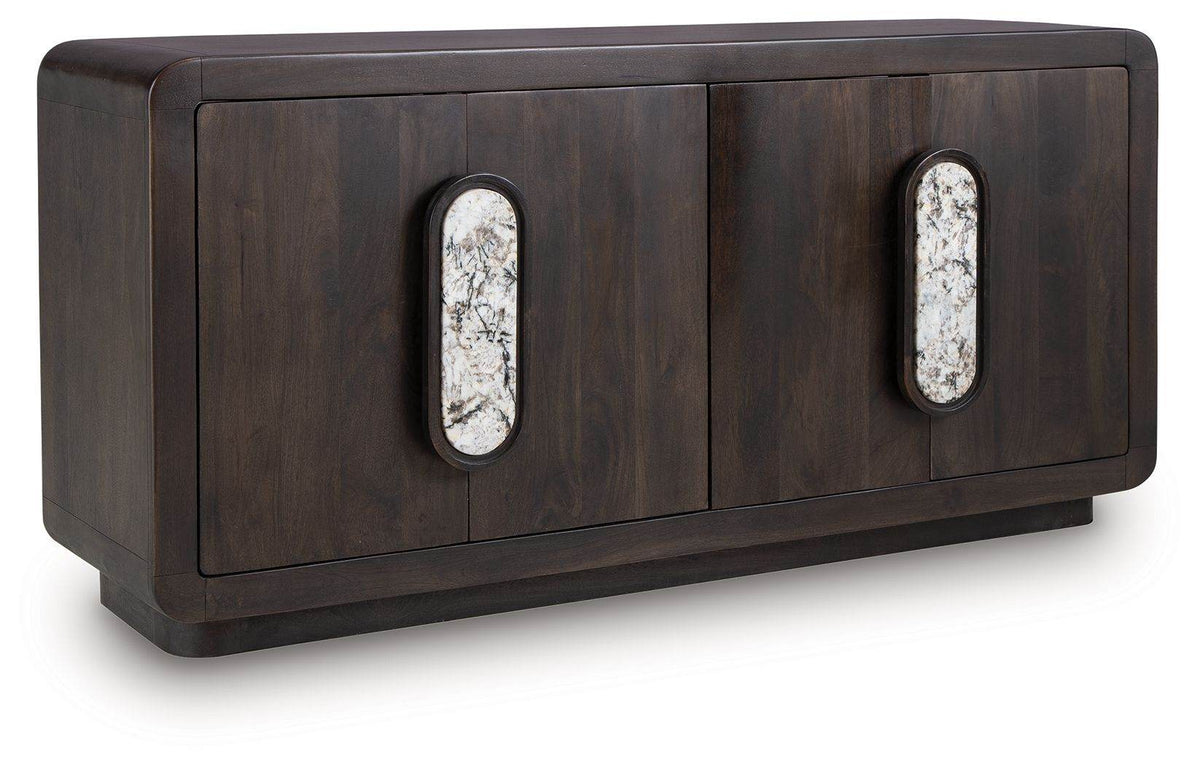 Elliston - Accent Cabinet - Espresso Brown