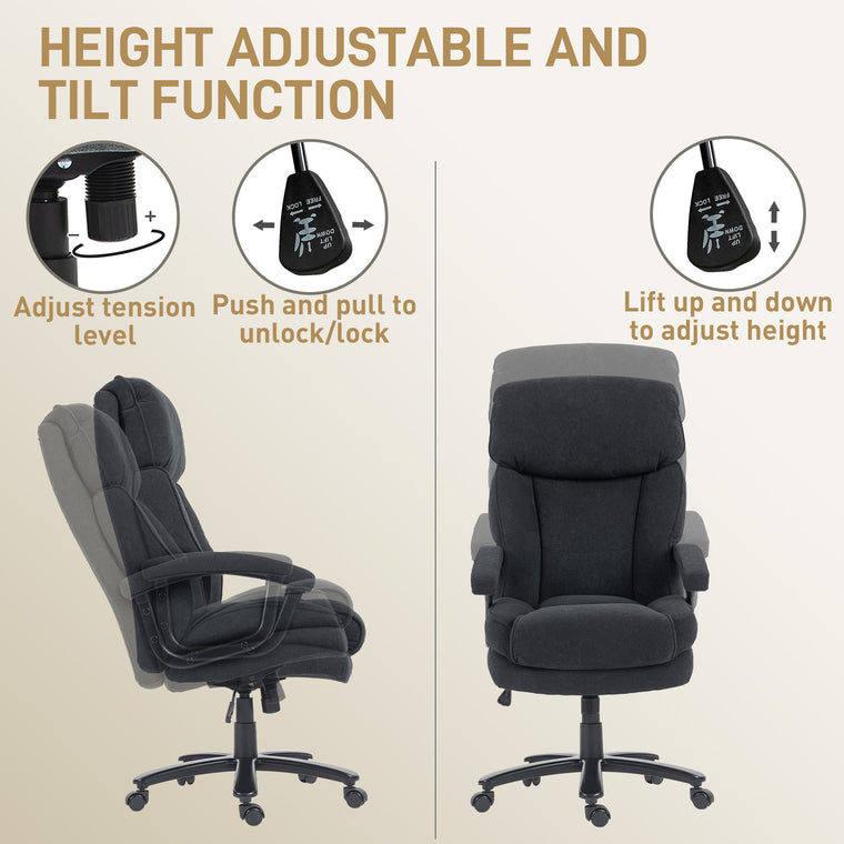 Big and Tall Executive Office Chair, 450 lbs