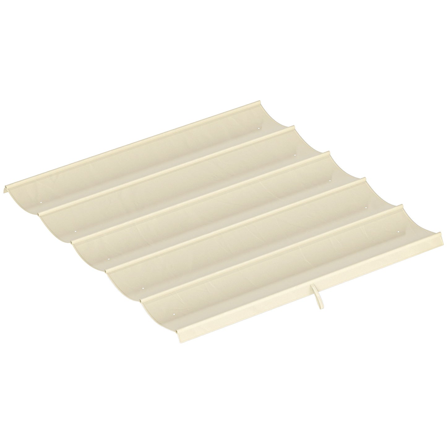 8.2' x 8.4' Retractable Pergola Canopy Replacement, Fit 10' x 10' Frame, Pergola Cover Replacement Top Only, Cream White