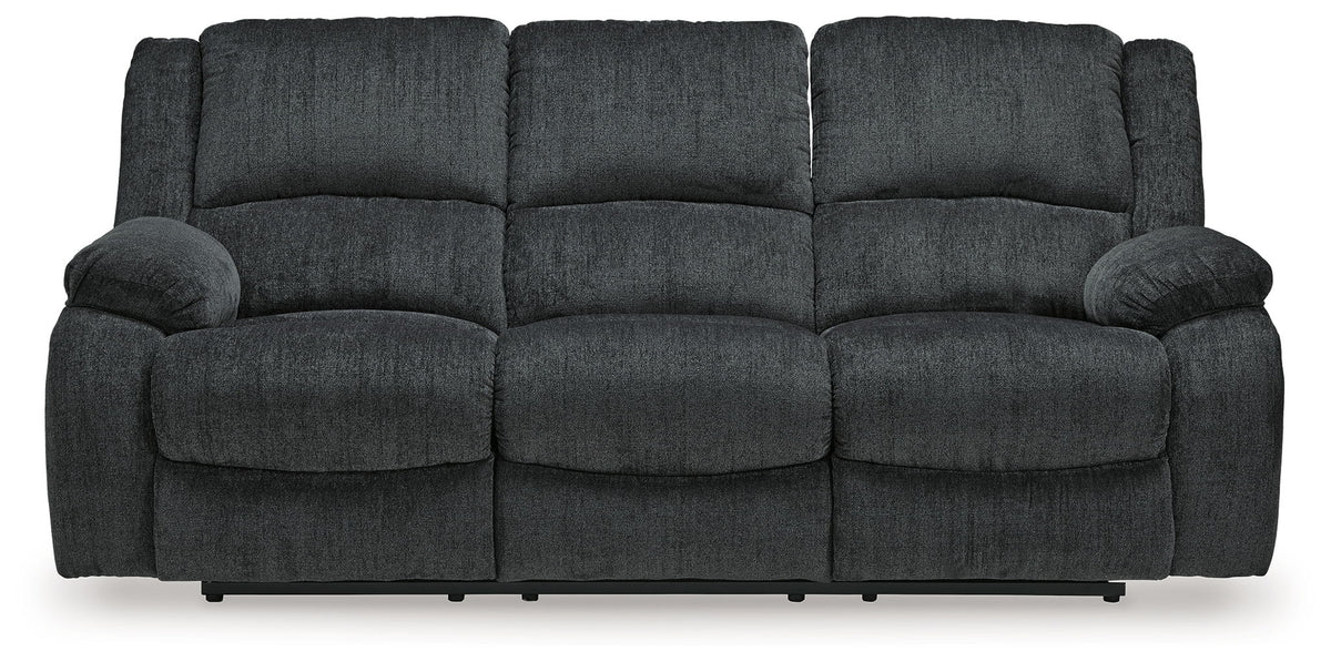 Draycoll - Reclining Sofa - Fabric - Slate
