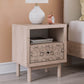 Arloster - Tan - One Drawer Night Stand