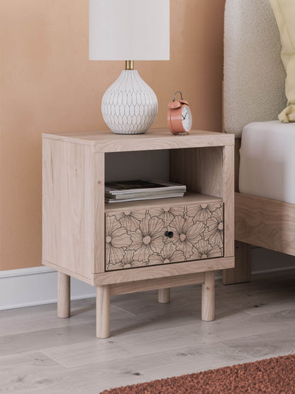 Arloster - Tan - One Drawer Night Stand - Forward Furniture