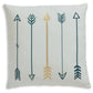 Gyldan - Pillow (Set of 4) - White / Teal / Gold
