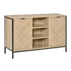 Sideboard Buffet Cabinet with 2 Doors - Oak Tone