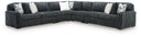 5 Pc. Sectional With LAF / RAF Sofa And 2 Armless Chairs