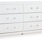 Maeling - Six Drawer Dresser