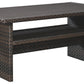 Easy - Dark Brown / Beige - Rect Multi-use Table