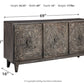 Fair - Dark Brown - Accent Cabinet