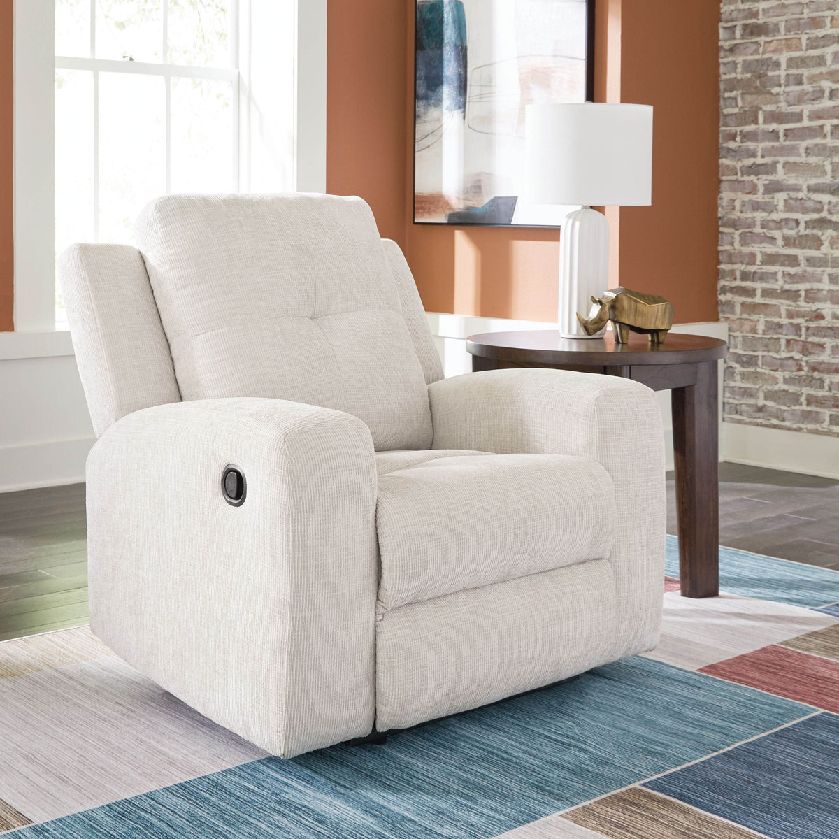 Danum - Stone - Zero Wall Recliner - Fabric - Forward Furniture