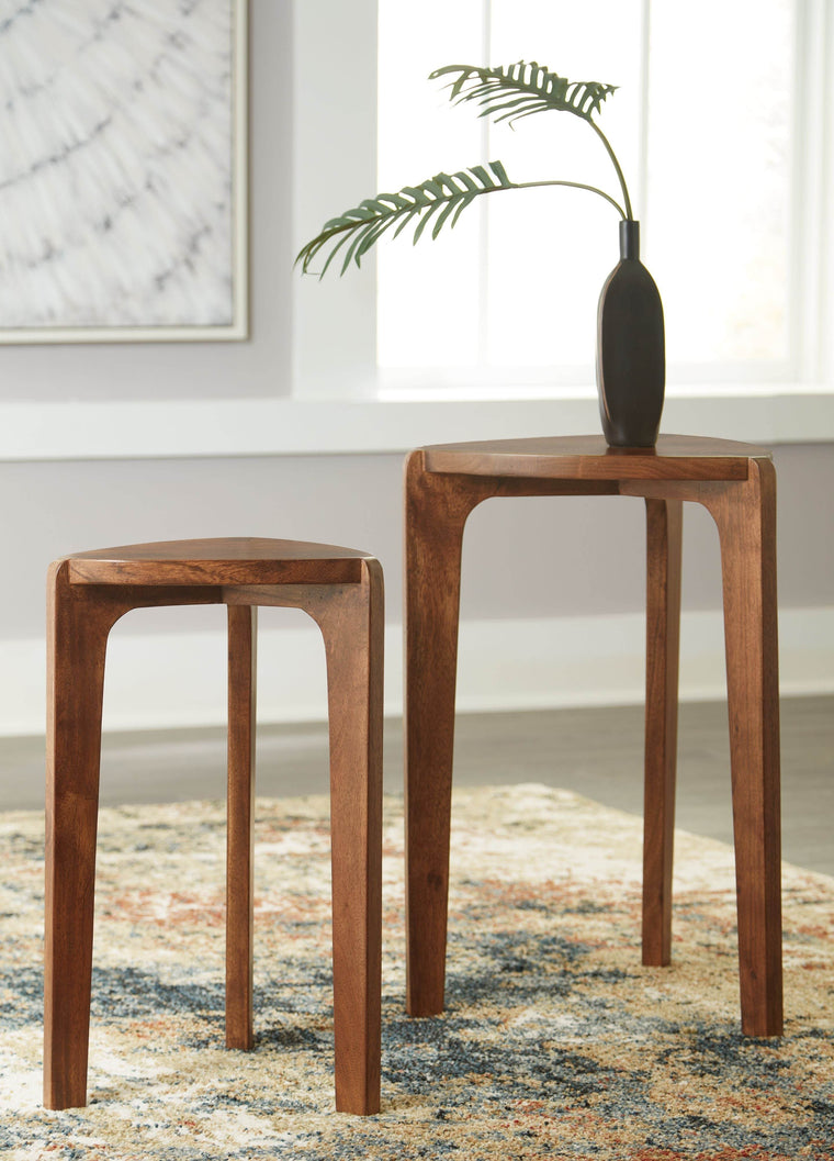 Brynnleigh - Medium Brown - Accent Table Set (Set of 2) - Forward Furniture