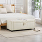 Corduroy Storage Ottoman End of Bed Bench - Beige