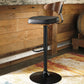 Bellatier - Brown / Black - Tall Uph Swivel Barstool