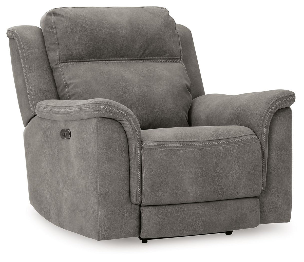 Next-Gen Durapella - Pwr Recliner/Adj Headrest - Microfiber - Slate