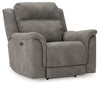 Next-Gen Durapella - Pwr Recliner/Adj Headrest - Microfiber - Slate