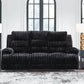 Rhine Falls - Onyx - Reclining Power Sofa With Drop Down Table - Forward Furniture