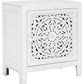 Fossil - White - Accent Cabinet