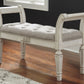 Realyn - Antique White - Accent Bench