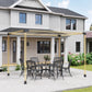 8PCS Pergola Kit, Pergola Brackets with 3-Way & 4-Way Corner Brackets for 4"x4" (Actual 3.6"x3.6") Lumber