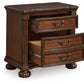 Lavinton - Brown - Three Drawer Night Stand