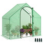 6 x 3.3 x 5.5ft Walk-in Garden Greenhouse with Door & Top Window, Portable Mini Greenhouse for Plants Flowers Herbs Tomatoes, Outdoor Hot House Growing Tent with Steel Frame & PE Cover