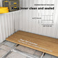 5x7 Garden Shed, Lean-to Metal Storage with Foundation, Sliding Door & 2 Vents for Garden Tools, White