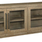 Waltleigh - Distressed Brown - Accent Cabinet