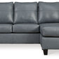 Genoa - Sofa Chaise - Steel