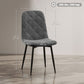Upholstered Dining Chairs Set of 4 - Grey