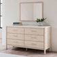 Cadmori - Two-tone - Dresser And Mirror