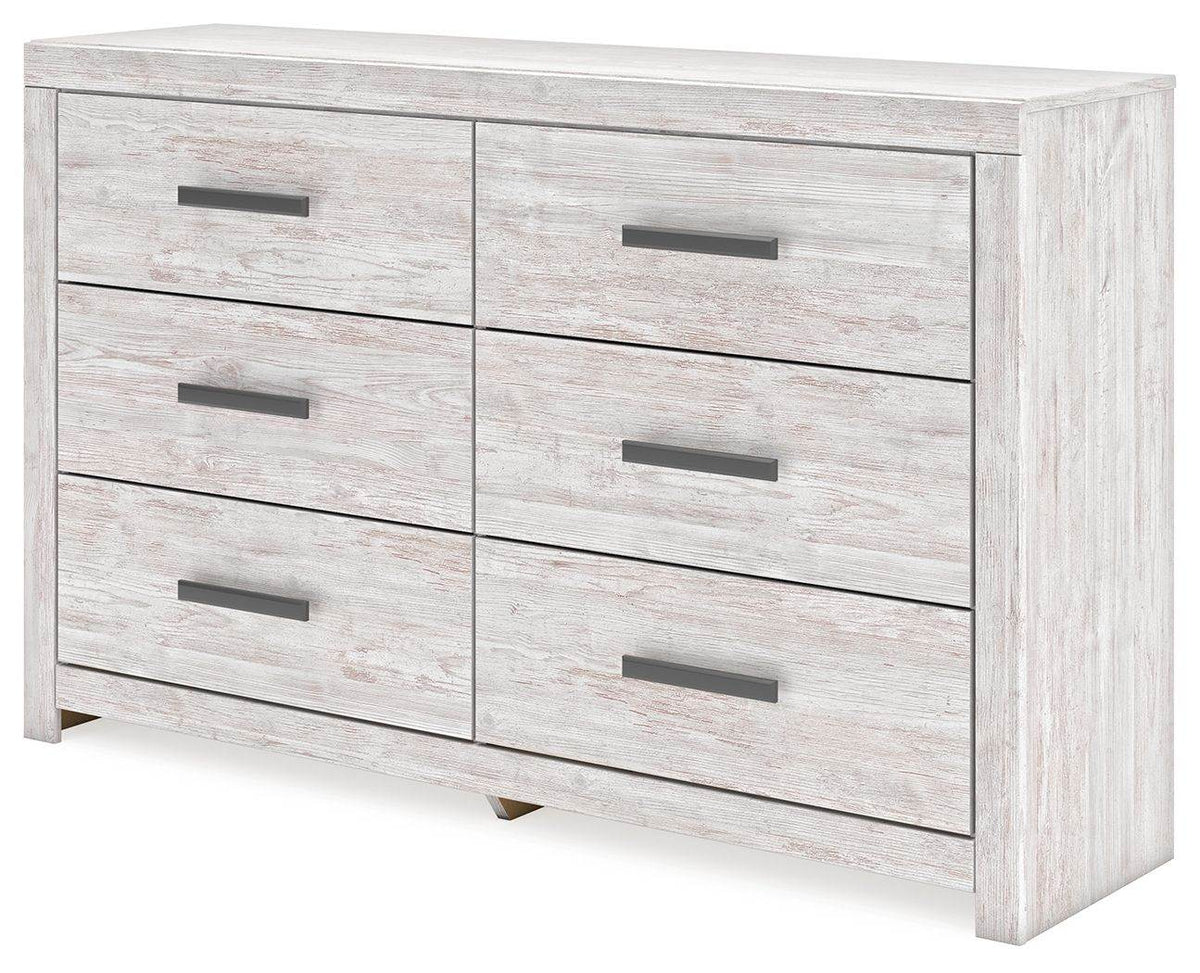 Cayboni - Whitewash - Six Drawer Dresser - Forward Furniture