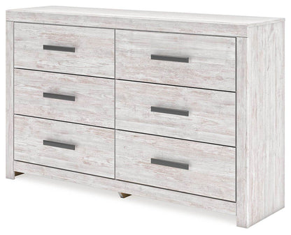 Cayboni - Whitewash - Six Drawer Dresser - Forward Furniture