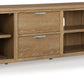 Rencott - Light Brown - Extra Large TV Stand