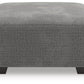 Clarington - Oversized Accent Ottoman - Greystone