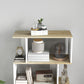 5-Tier Bookshelf, Geometric S-Shaped Bookcase, Tall Narrow Display Shelf for Living Room, Study Room, White