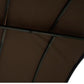 8x4ft BBQ Gazebo Tent Metal Frame Arch Canopy Garden Sunshade Portable Shelter Backyard with Side Shelf Coffee