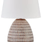 Darrich - Beige / White - Metal Table Lamp