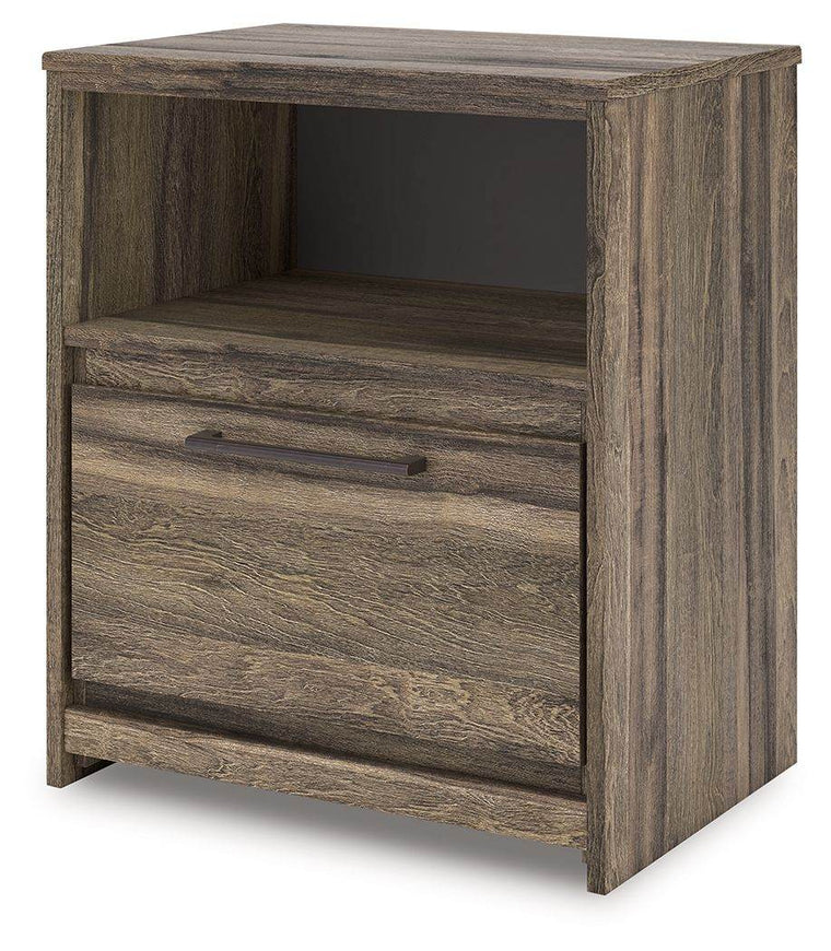 Elbrim - Brown - One Drawer Night Stand - Forward Furniture