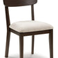 Mallenette - Dining Upholstered Side Chair (Set of 2) - Merlot