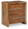 Dressonni - Two Drawer Night Stand - Brown