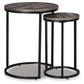 Briarsboro - Accent Table Set (Set of 2) - Black / Gray