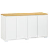 Sideboard Buffet Cabinet with Double Doors - White