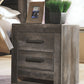 Wynnlow - Gray - Two Drawer Night Stand