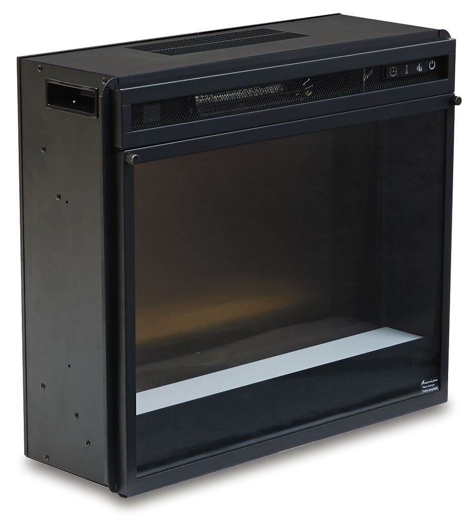 Entertainment Accessories - Black - Fireplace Insert Glass/Stone - Forward Furniture