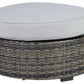 Harbor Court - Gray - Ottoman With Cushion