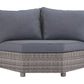 Salem Beach - Gray - 3 Pc. - Sectional Lounge