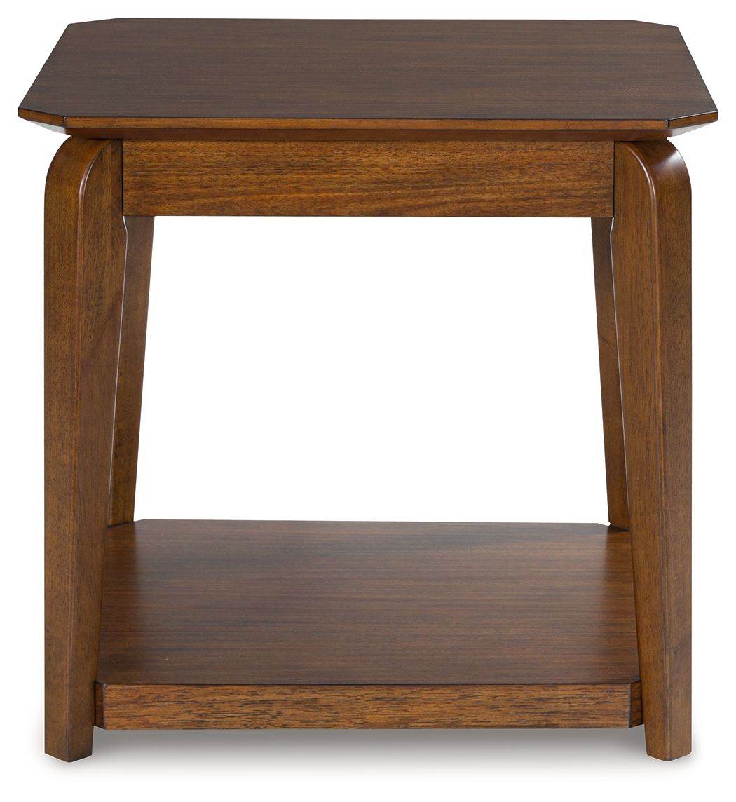 Trenmour - Medium Brown - Square End Table - Forward Furniture