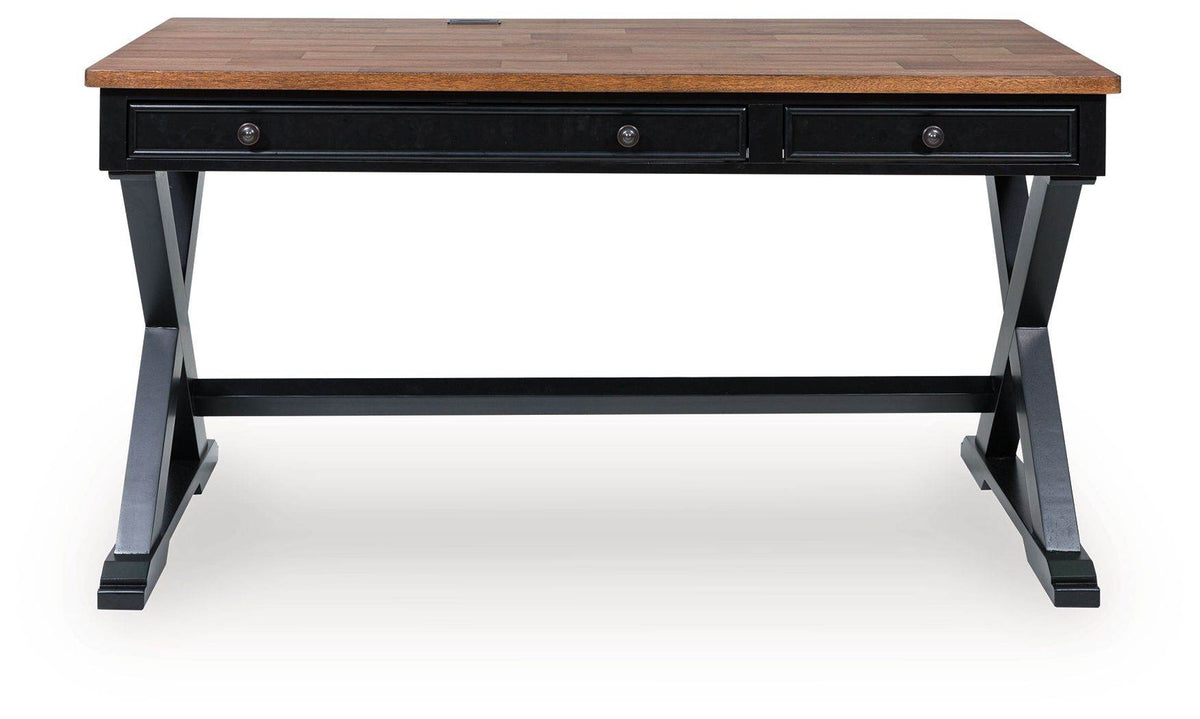 Wildenauer - Brown / Black - Home Office Desk - Forward Furniture
